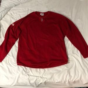 Boston Red Sox- Red warmup pullover - Large